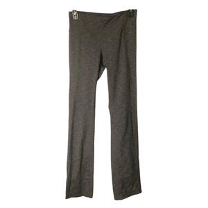 Athleta Chaturanga Full-length Leggings Gray Heathered Flare Pants Women Small